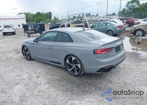 2018 Audi Rs 5 2.9T z USA, uszkodzony, nr VIN WUAPWAF56JA904679